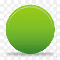 绿色圆形按钮图标
