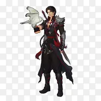 古风玄幻奇幻黑衣男子