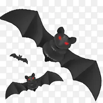 警报注意蝙蝠蝙蝠工艺危险黑暗梦
