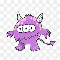 紫色的怪物