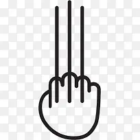 金刚狼Touch-Gestures-icons