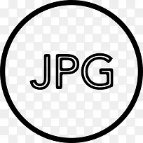 JPG压缩图像文件的圆图标