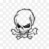 骷髅头素描