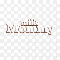 牛奶文字图层样式