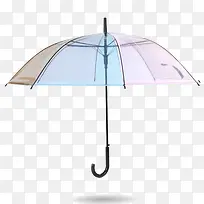 彩色透明伞