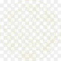 牡丹镂空圆形图案