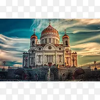 俄罗斯教堂宽屏壁纸