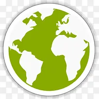 美岛绿全球一些简单的图标