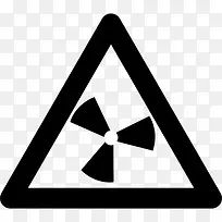 辐射警告标志图标