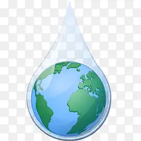 下降水地球environment-icons