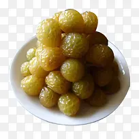 一碟子无患子图片素材