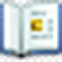 书打开文本图像图标