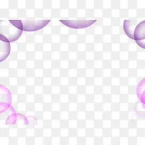 紫色粉色圈圈泡沫背景