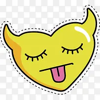 黄色小恶魔爱心