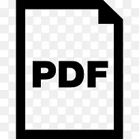 PDF文档界面符号图标