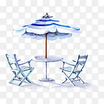 太阳伞椅子