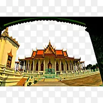 柬埔寨景区金边皇宫