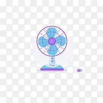夏天清凉坐立扇叶风扇