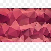 粉红色三角形立体壁纸