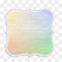 彩虹色卡片背景设计