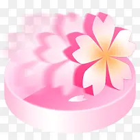 粉色可爱系统桌面白色化妆盒图标