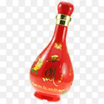 红色西凤酒包装复古风