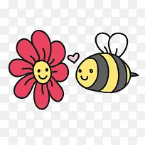 花朵和蜜蜂的爱情