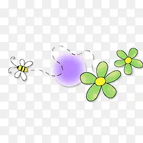 蜜蜂和小花