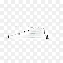 雪中的路