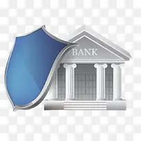 银行安全保护图标