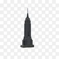 高清素材帝国大厦模型图