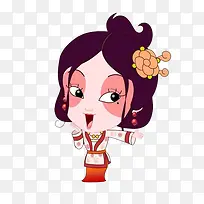 美丽温柔的美女掌柜