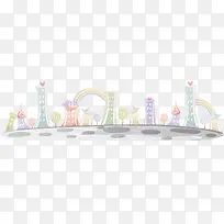 手绘城市