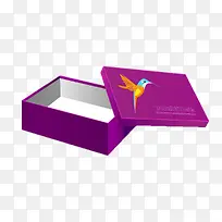 紫色鞋盒