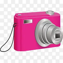 粉红色数码相机