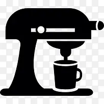 家用咖啡机图标