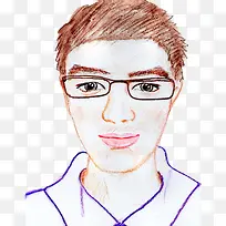 男生插画