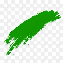 绿色毛笔画，淘宝素材，绿色