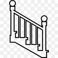 楼梯侧面图标