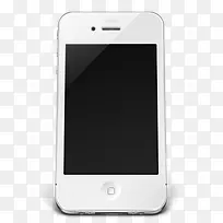 白色的从iPhone4-icons