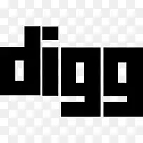 Digg标志图标