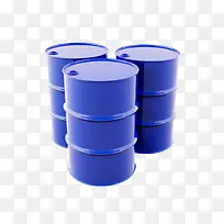 蓝色油桶