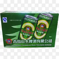 青岛山水啤酒包装绿色
