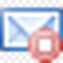 电子邮件停止邮件消息信信封取消