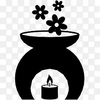 有香味的Spa-and-relax-icons