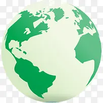 绿色矢量地域素材图