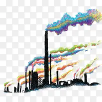 工厂污染图片