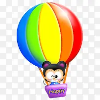 米老鼠热气球图片