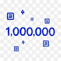 1000000广告字体设计