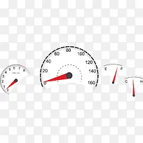 汽车行驶速度表